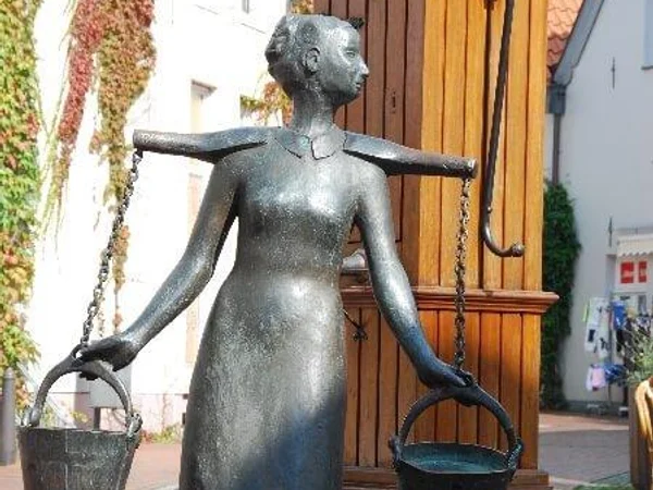 Bild 1: Theda und Lumpi an der Küsterspütt